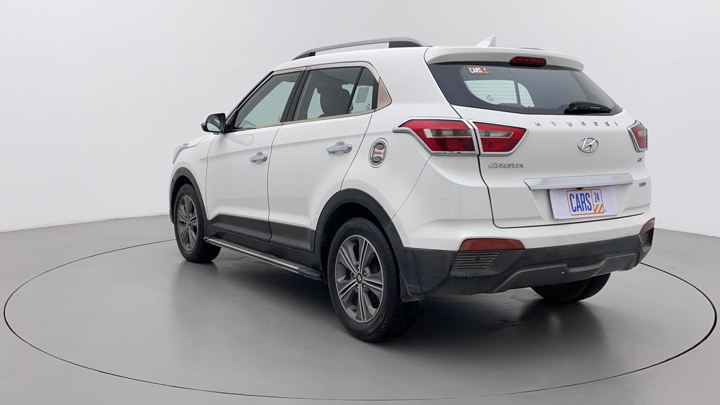 2018 Hyundai Creta SX PLUS AT 1.6 DIESEL, Diesel, Automatic, 97,681 km, Left Back Diagonal