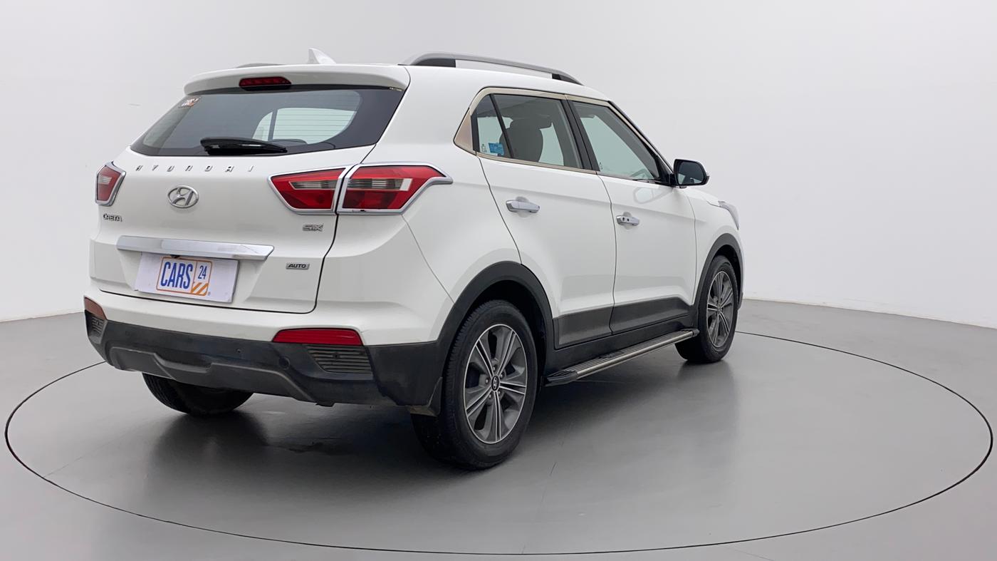 2018 Hyundai Creta SX PLUS AT 1.6 DIESEL, Diesel, Automatic, 97,681 km, Right Back Diagonal
