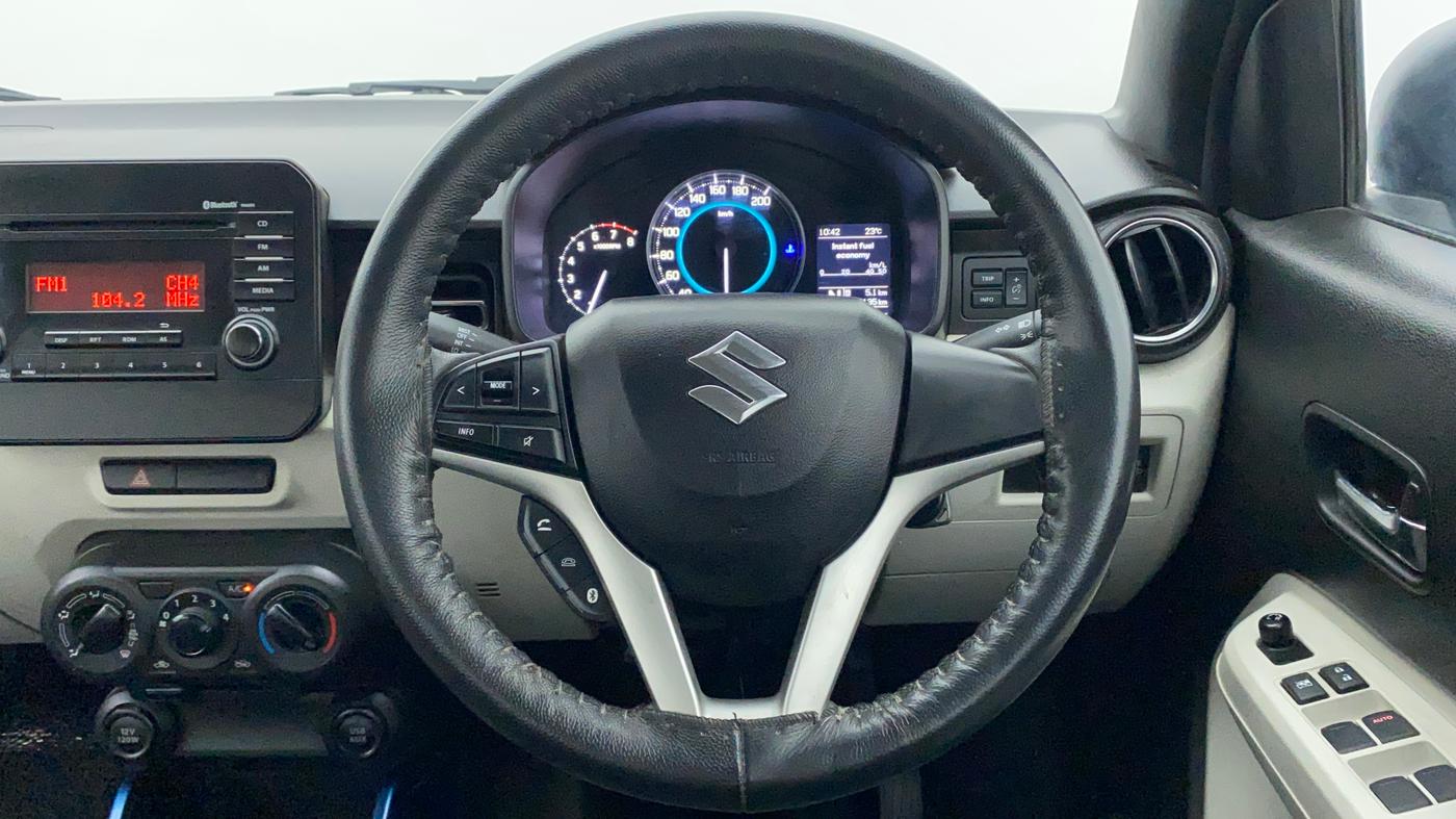 2017 Maruti IGNIS DELTA 1.2 AMT, Petrol, Automatic, 28,135 km, Steering Wheel Close Up