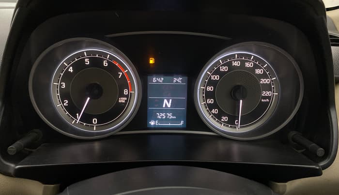 2021 Maruti Dzire VXI AMT, Petrol, Automatic, 72,600 km, Odometer Image
