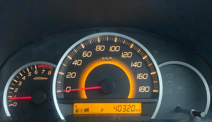 2013 Maruti Wagon R 1.0 VXI, Petrol, Manual, 40,320 km, Odometer Image