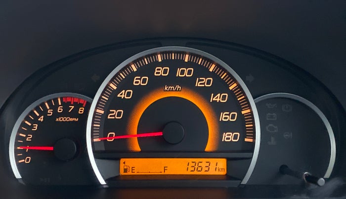 2012 Maruti Wagon R 1.0 VXI, Petrol, Manual, 13,665 km, Odometer Image
