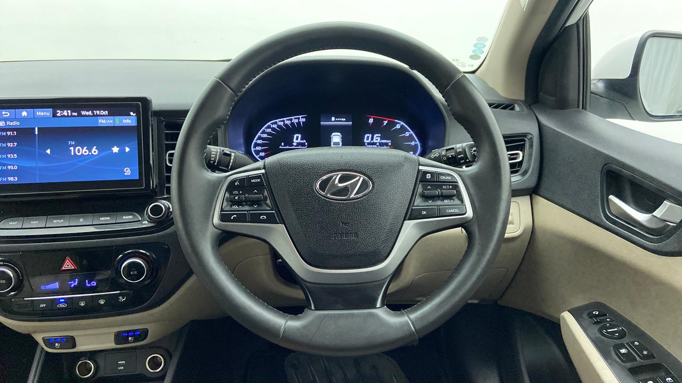 2020 Hyundai Verna SX(O) PETROL MT, Petrol, Manual, 12,416 km, Steering Wheel Close Up