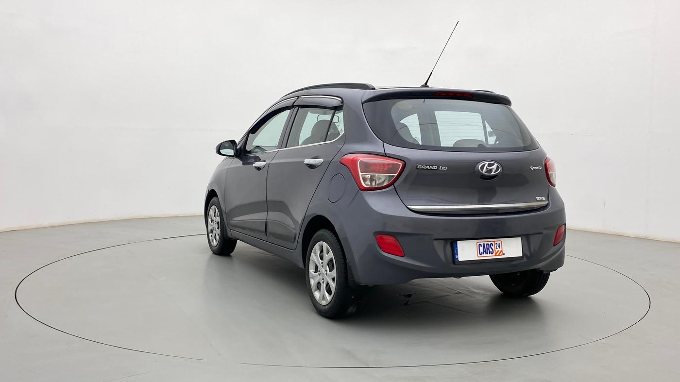 2016 Hyundai Grand i10 SPORTZ 1.2 KAPPA VTVT, Petrol, Manual, 39,206 km, Left Back Diagonal