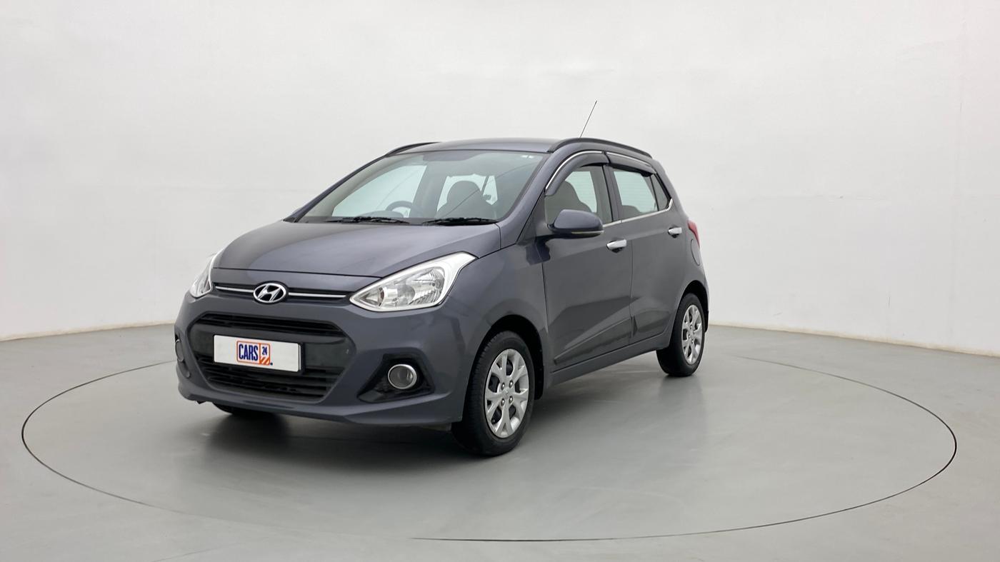 2016 Hyundai Grand i10 SPORTZ 1.2 KAPPA VTVT, Petrol, Manual, 39,206 km, Left Front Diagonal