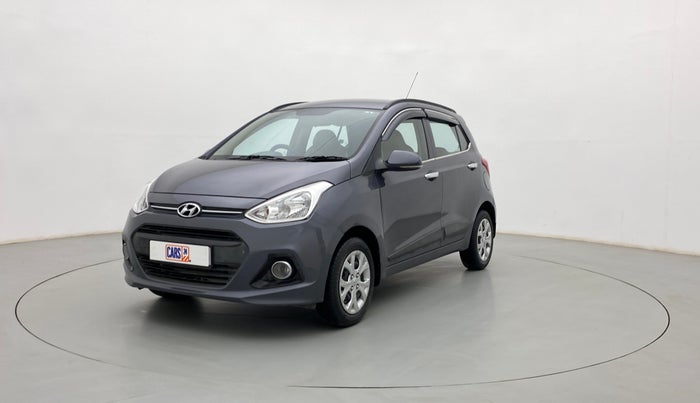 2016 Hyundai Grand i10 SPORTZ 1.2 KAPPA VTVT, Petrol, Manual, 39,206 km, Left Front Diagonal