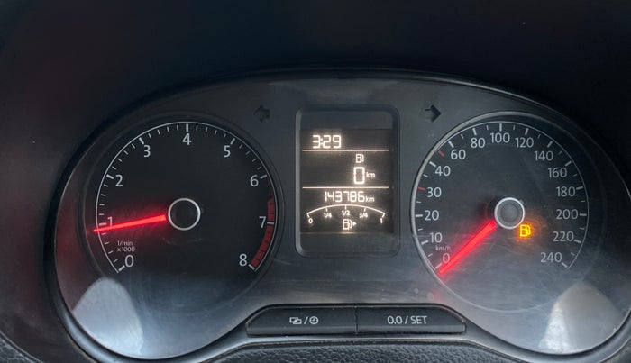 2017 Volkswagen Ameo COMFORTLINE PLUS 1.2L, Petrol, Manual, 1,43,785 km, Odometer Image