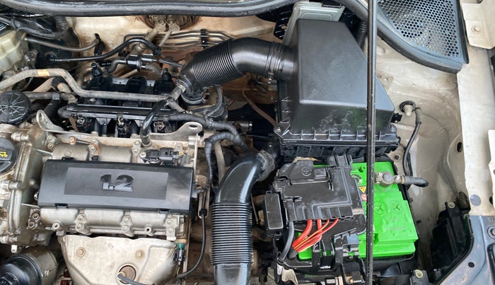 2017 Volkswagen Ameo COMFORTLINE PLUS 1.2L, Petrol, Manual, 1,43,785 km, Engine View - Left