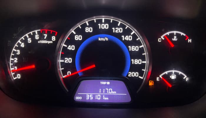 2017 Hyundai Grand i10 MAGNA 1.2 KAPPA VTVT, Petrol, Manual, 35,101 km, Odometer Image
