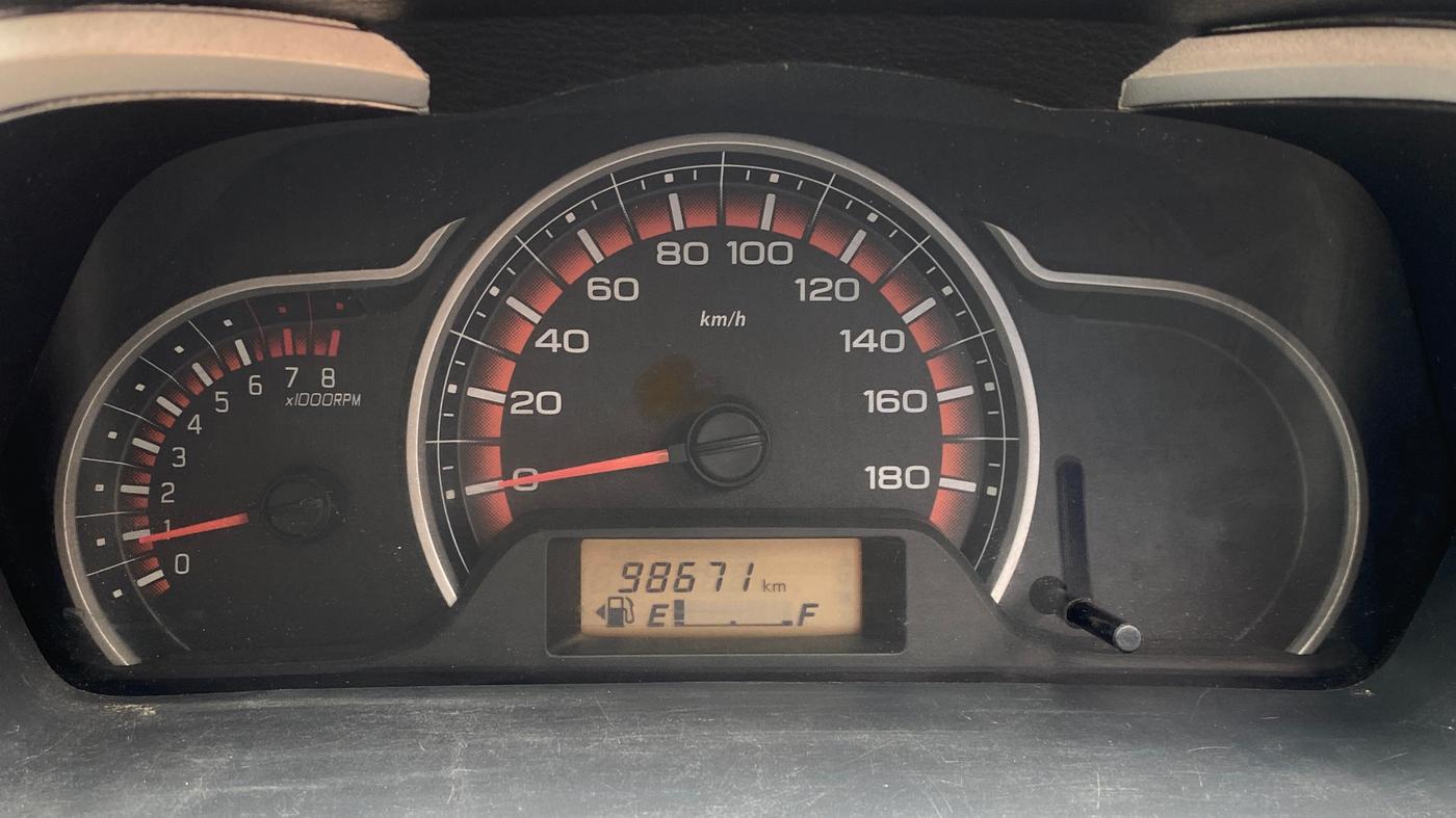 2017 Maruti Alto K10 VXI, Petrol, Manual, 98,670 km, Odometer Image