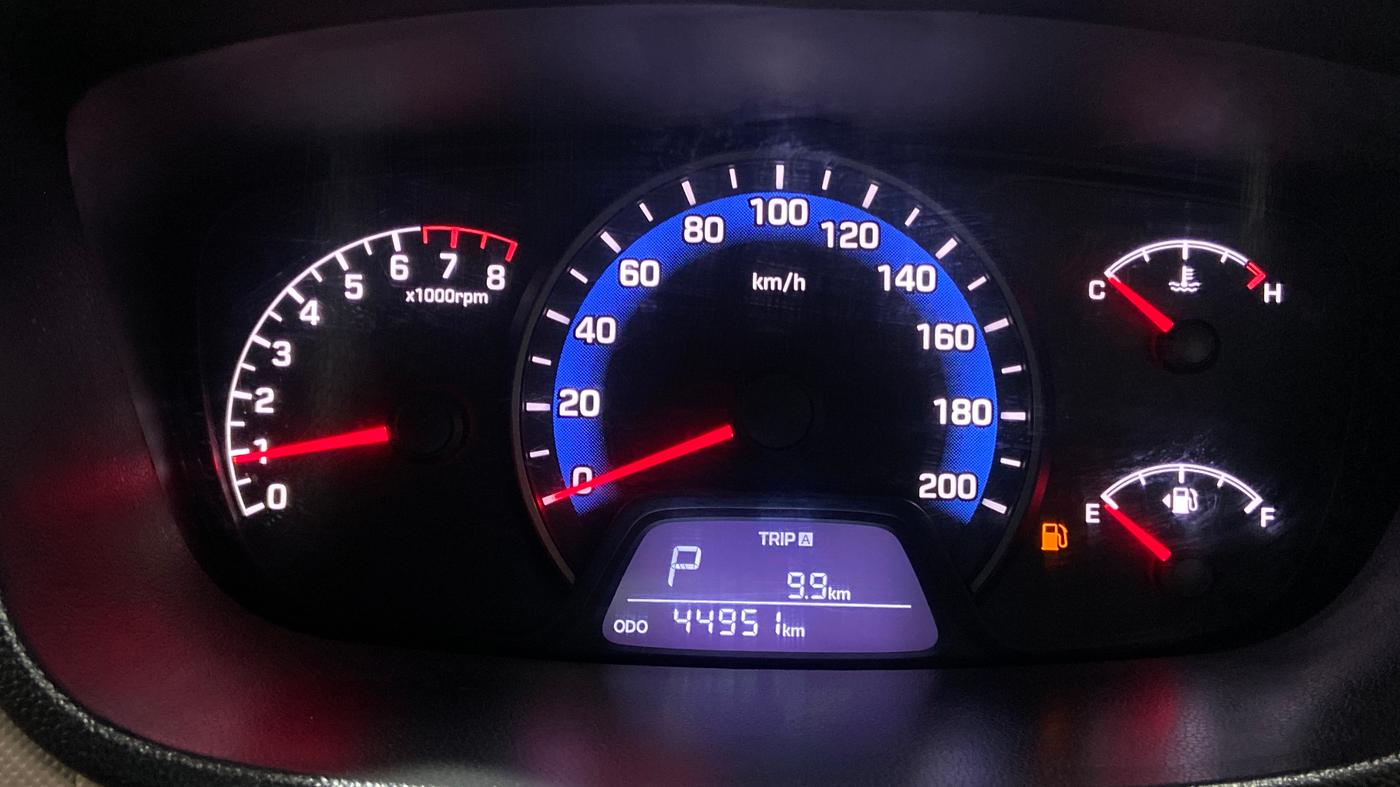 2014 Hyundai Xcent SX AT 1.2 (O), Petrol, Automatic, 44,934 km, Odometer Image
