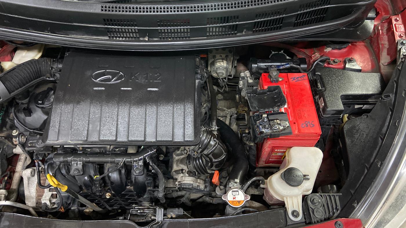 2014 Hyundai Xcent SX AT 1.2 (O), Petrol, Automatic, 44,934 km, Engine View - Left