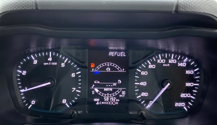 2020 Tata ALTROZ XT PETROL, Petrol, Manual, 58,192 km, Odometer Image