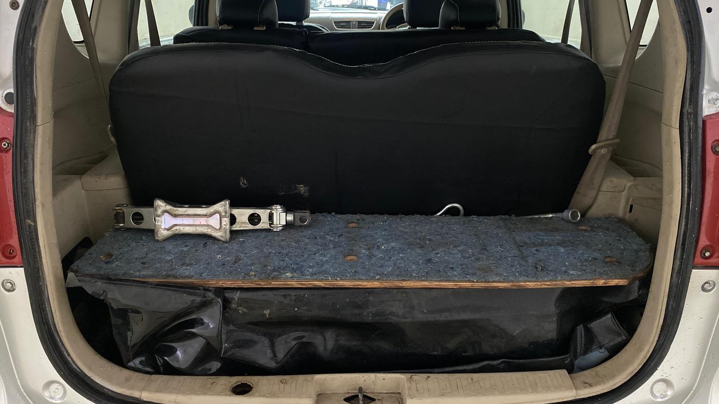 2017 Maruti Ertiga VXI CNG, CNG, Manual, 77,917 km, Boot Inside