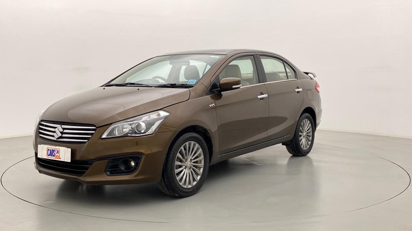 2016 Maruti Ciaz ZXI+ AT, Petrol, Automatic, 69,482 km, Left Front Diagonal