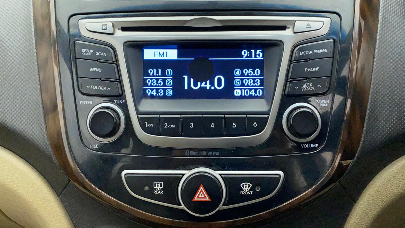 2017 Hyundai Verna 1.6 CRDI S, Diesel, Manual, 98,945 km, Infotainment System