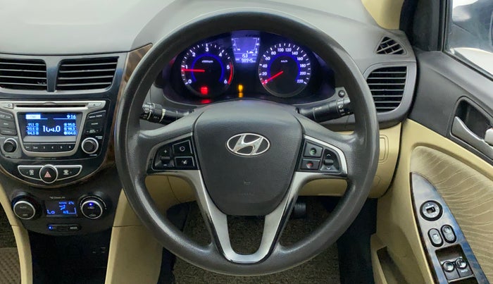 2017 Hyundai Verna 1.6 CRDI S, Diesel, Manual, 98,945 km, Steering Wheel Close Up