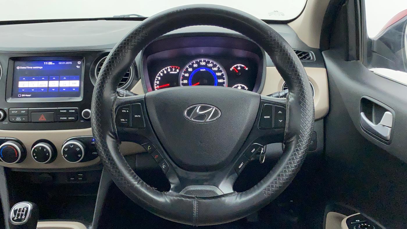 2019 Hyundai Grand i10 SPORTZ 1.2 KAPPA VTVT, Petrol, Manual, 48,917 km, Steering Wheel Close Up