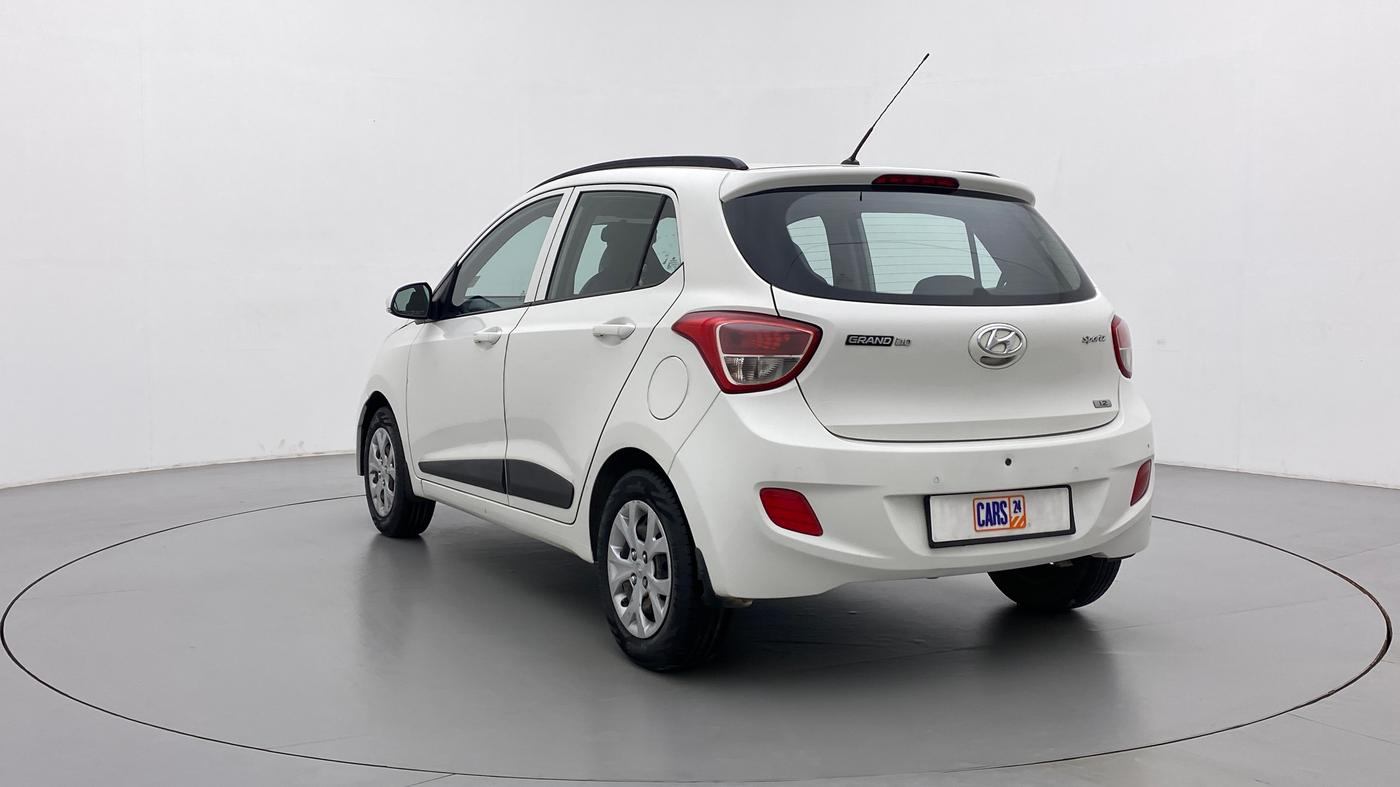 2016 Hyundai Grand i10 SPORTZ 1.2 KAPPA VTVT, CNG, Manual, 66,284 km, Left Back Diagonal