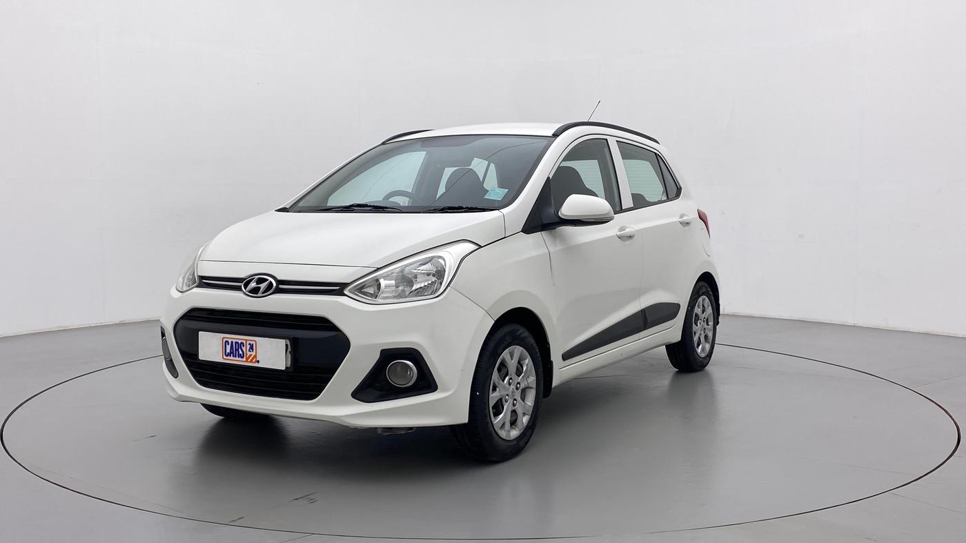 2016 Hyundai Grand i10 SPORTZ 1.2 KAPPA VTVT, CNG, Manual, 66,284 km, Left Front Diagonal
