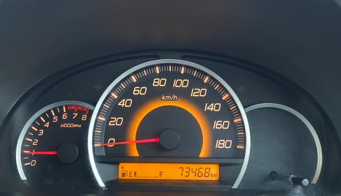 2010 Maruti Wagon R 1.0 VXI, Petrol, Manual, 73,519 km, Odometer Image