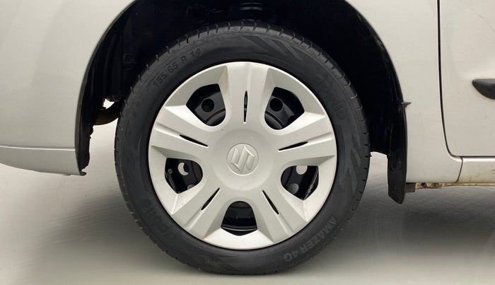 2010 Maruti Wagon R 1.0 VXI, Petrol, Manual, 73,519 km, Left Front Wheel