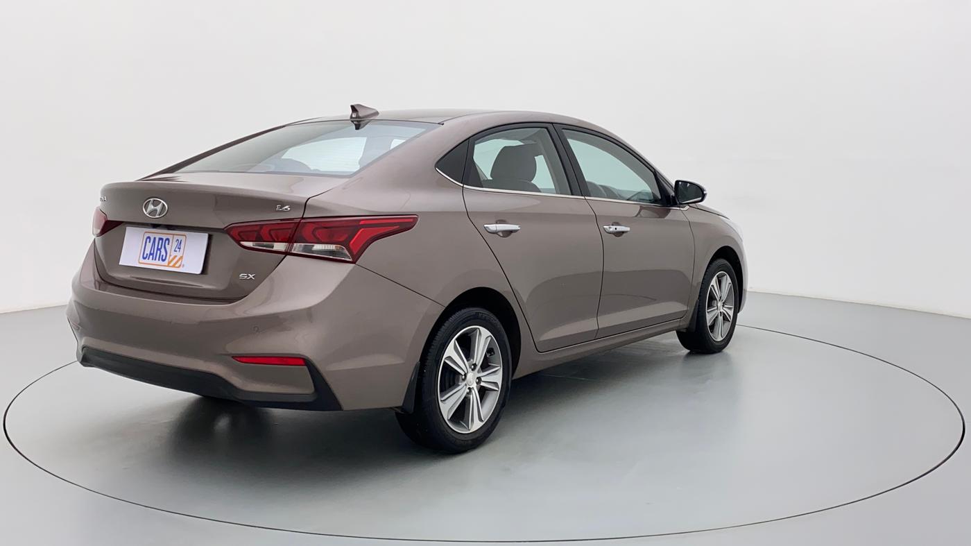 2019 Hyundai Verna 1.6 SX VTVT (O), Petrol, Manual, 16,081 km, Right Back Diagonal