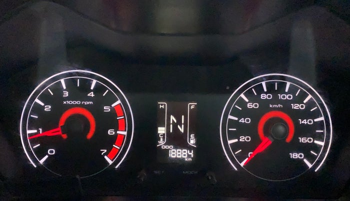 2017 Mahindra Kuv100 K4 PLUS 5 STR, Petrol, Manual, 18,884 km, Odometer Image