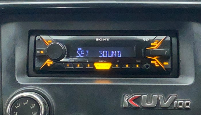 2017 Mahindra Kuv100 K4 PLUS 5 STR, Petrol, Manual, 18,884 km, Infotainment System