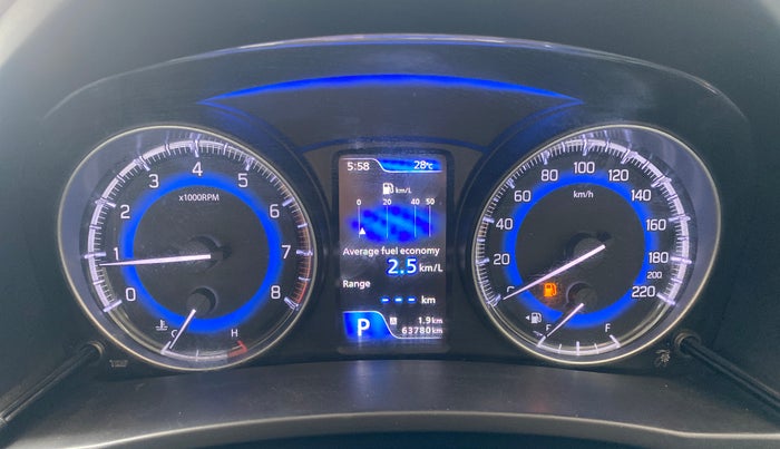 2017 Maruti Baleno ALPHA CVT PETROL 1.2, Petrol, Automatic, 63,780 km, Odometer Image