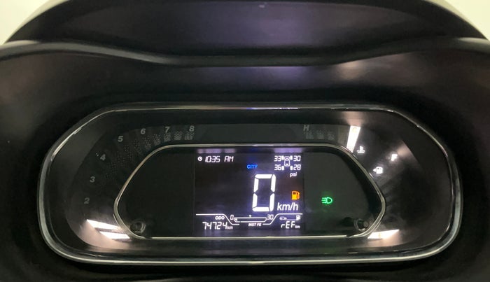 2022 Tata NEXON XZ PLUS (PREMIUM) PETROL, Petrol, Manual, 74,710 km, Odometer Image
