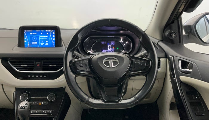 2022 Tata NEXON XZ PLUS (PREMIUM) PETROL, Petrol, Manual, 74,710 km, Steering Wheel Close Up