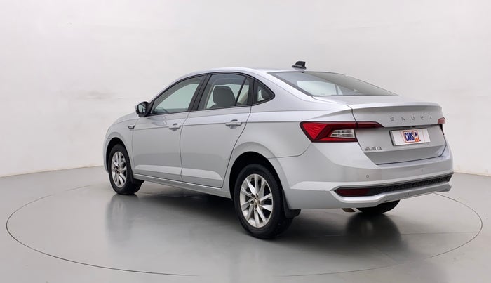 2022 Skoda SLAVIA AMBITION 1.0L TSI AT, Petrol, Automatic, 7,793 km, Left Back Diagonal