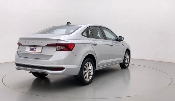 2022 Skoda SLAVIA AMBITION 1.0L TSI AT, Petrol, Automatic, 7,793 km, Right Back Diagonal