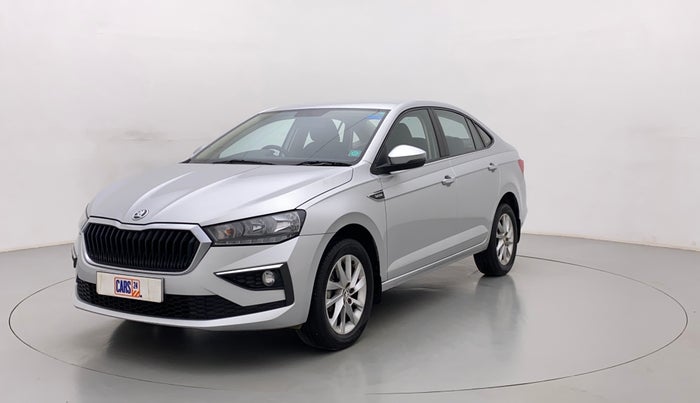 2022 Skoda SLAVIA AMBITION 1.0L TSI AT, Petrol, Automatic, 7,793 km, Left Front Diagonal