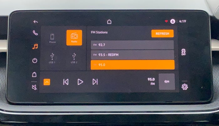 2022 Skoda SLAVIA AMBITION 1.0L TSI AT, Petrol, Automatic, 7,793 km, Infotainment System