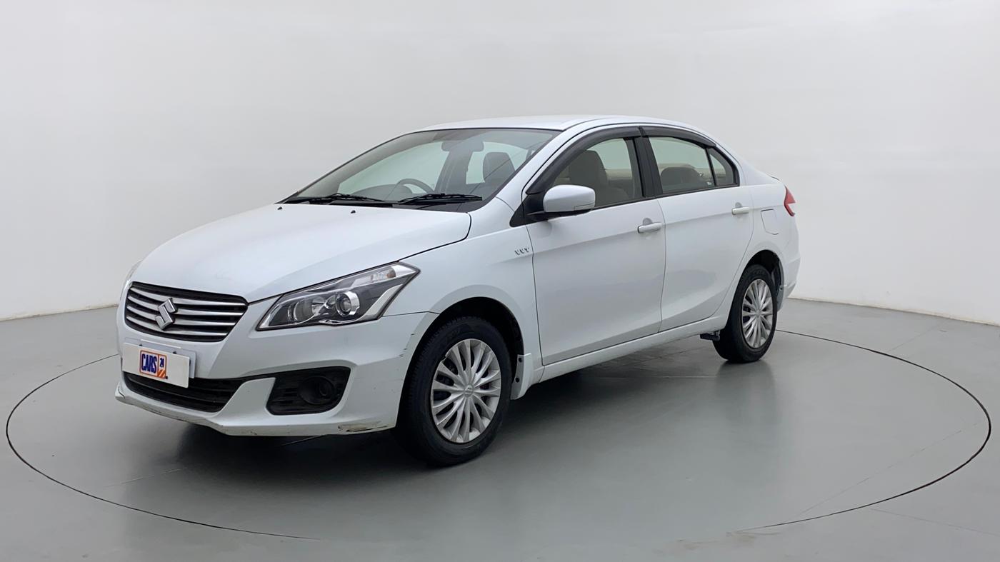 2016 Maruti Ciaz VXI, Petrol, Manual, 66,862 km, Left Front Diagonal