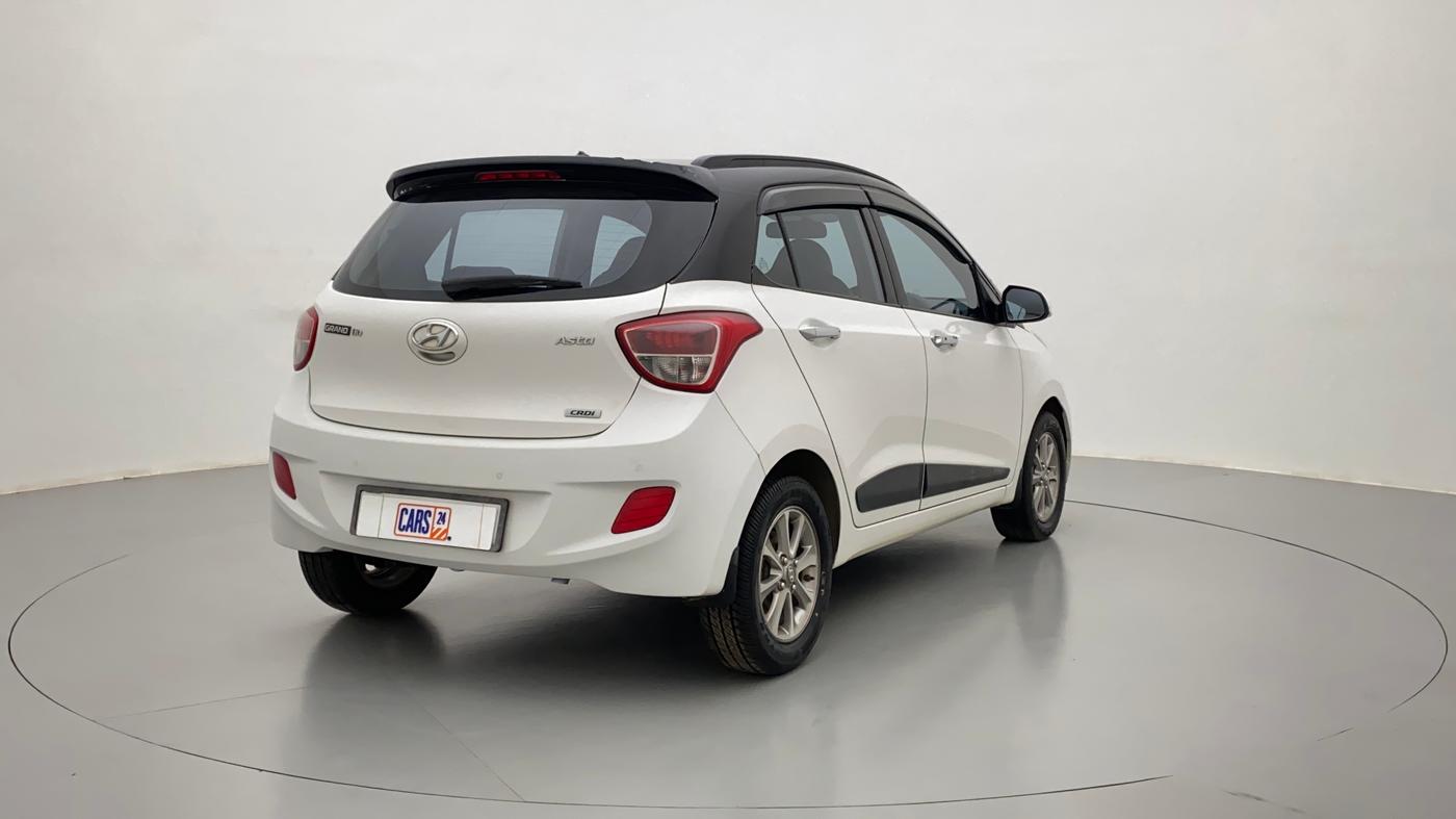 2015 Hyundai Grand i10 ASTA 1.1 (O) CRDI, Diesel, Manual, 48,610 km, Right Back Diagonal