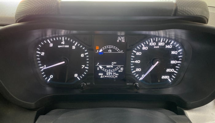 2022 Tata ALTROZ XM PLUS PETROL, Petrol, Manual, 69,373 km, Odometer Image