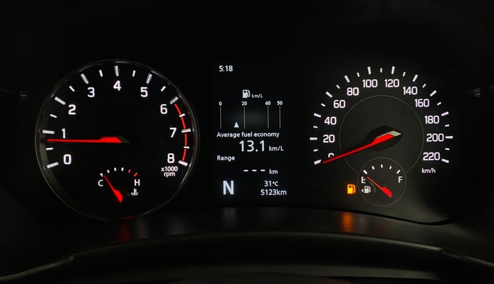 2024 Maruti Swift ZXI PLUS AMT DUAL TONE, Petrol, Automatic, 5,119 km, Odometer Image