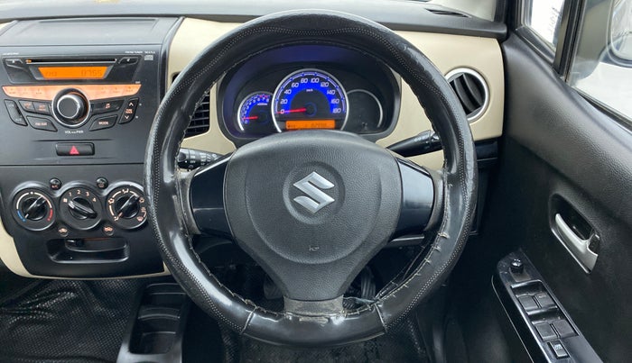 2018 Maruti Wagon R 1.0 VXI, Petrol, Manual, 83,070 km, Steering Wheel Close Up