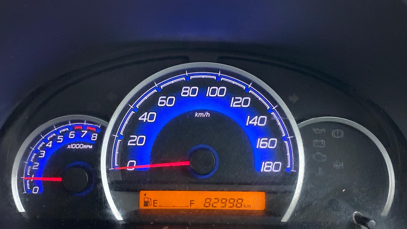 2018 Maruti Wagon R 1.0 VXI, Petrol, Manual, 83,070 km, Odometer Image
