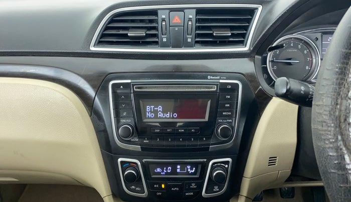 2015 Maruti Ciaz VXI PLUS, Petrol, Manual, 76,262 km, Air Conditioner