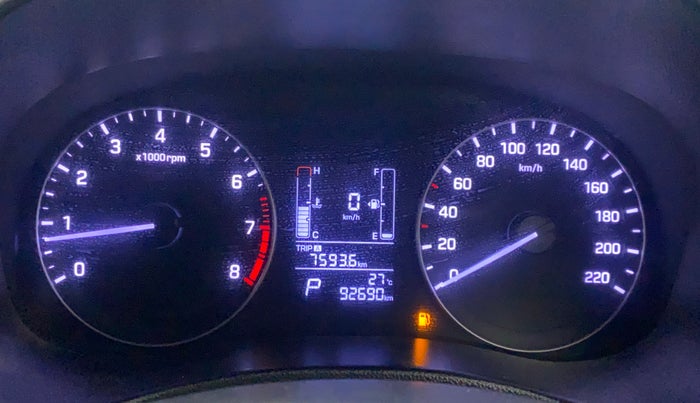 2019 Hyundai Creta SX AT 1.6 PETROL, Petrol, Automatic, 92,653 km, Odometer Image