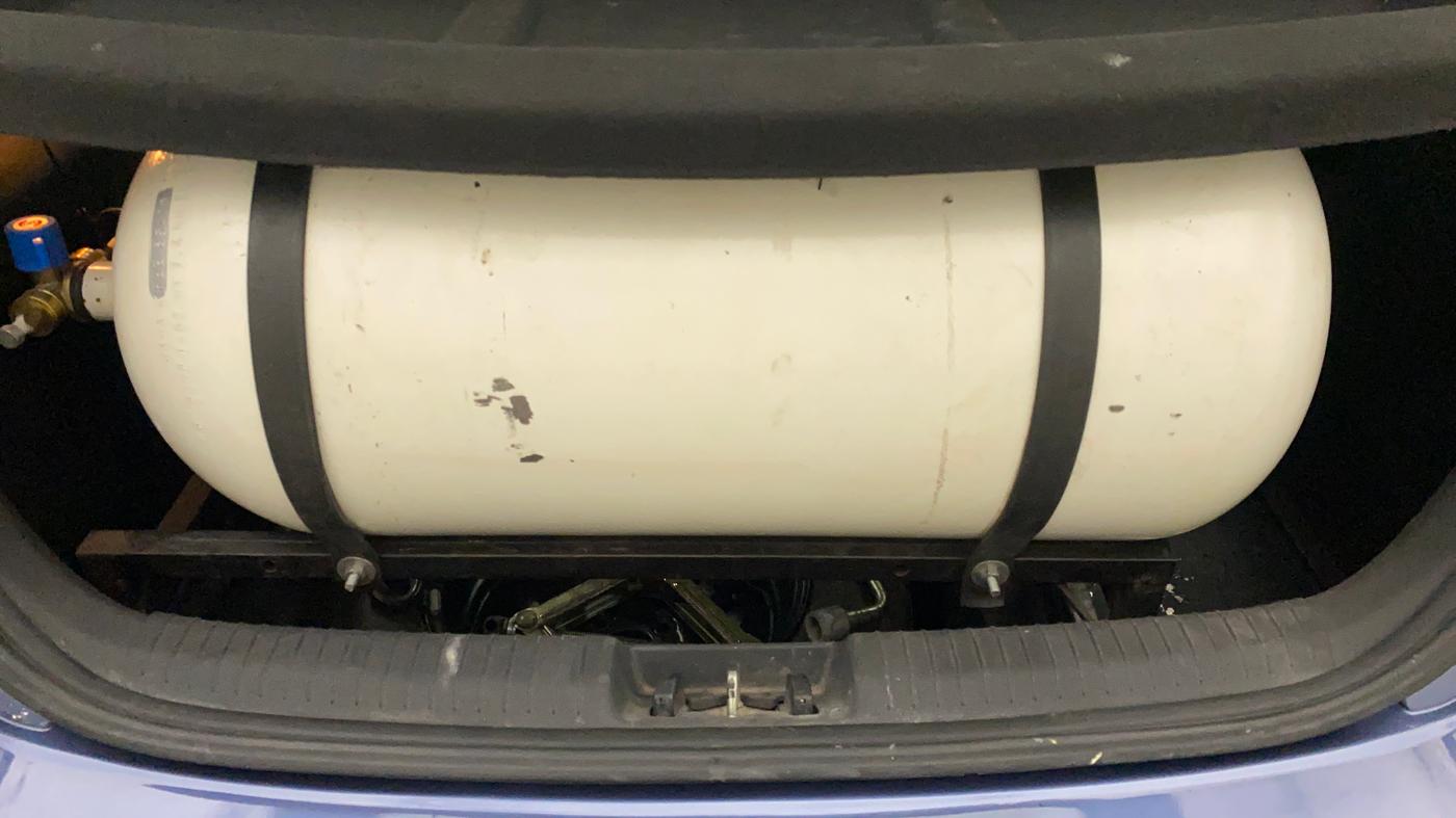 2013 Hyundai i20 MAGNA (O) 1.2, CNG, Manual, 52,084 km, Boot Inside