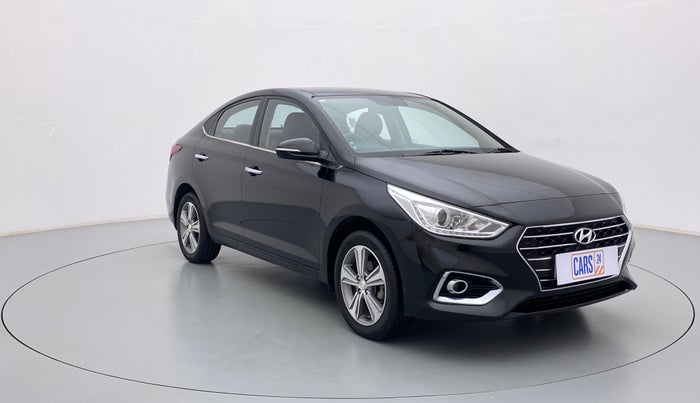 2019 Hyundai Verna 1.6 VTVT SX + AT, Petrol, Automatic, 31,573 km, Right Front Diagonal