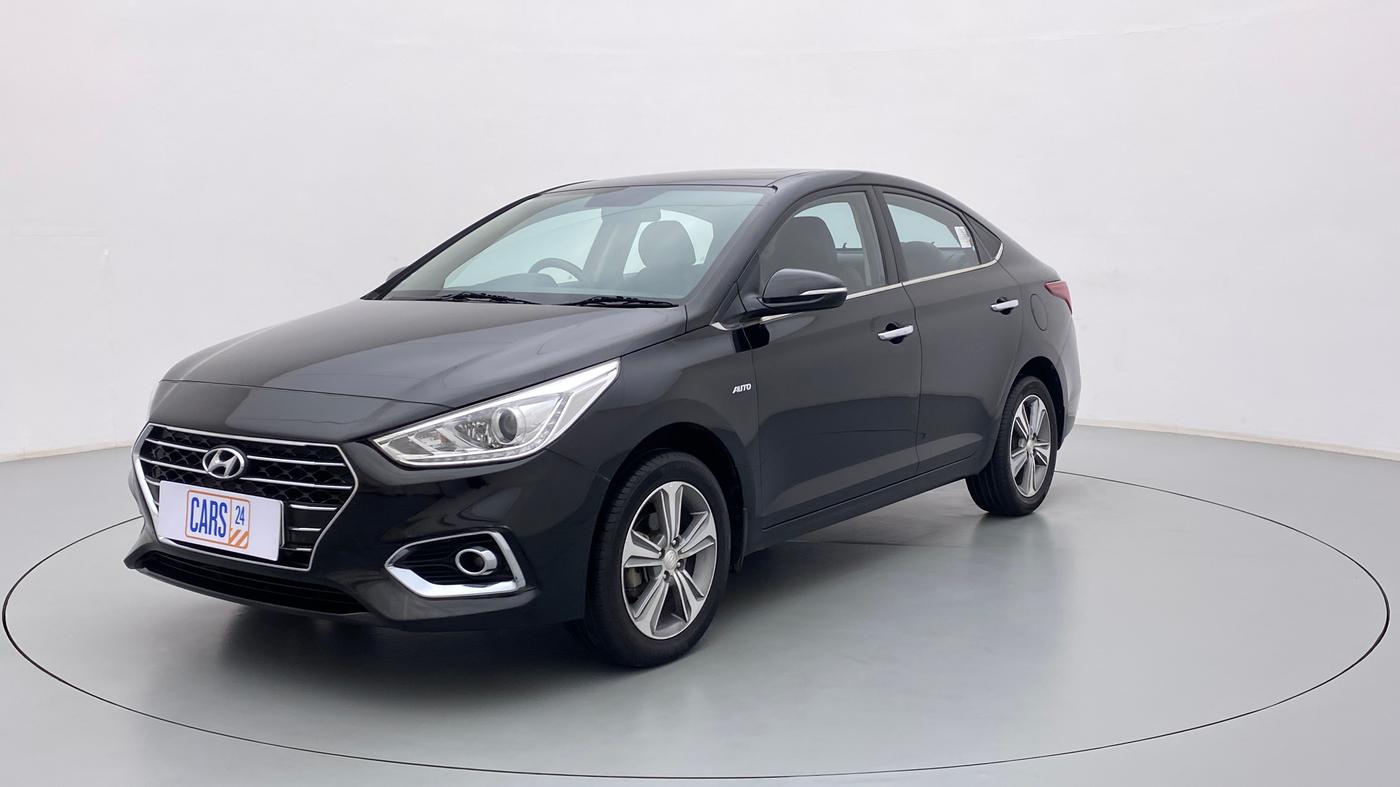2019 Hyundai Verna 1.6 VTVT SX + AT, Petrol, Automatic, 31,573 km, Left Front Diagonal