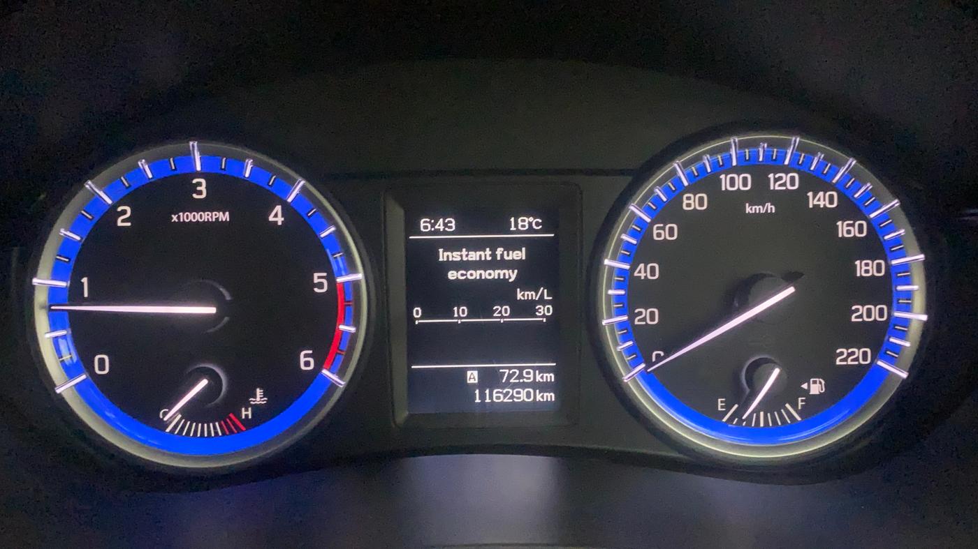 2017 Maruti S Cross ZETA 1.3, Diesel, Manual, 1,16,289 km, Odometer Image
