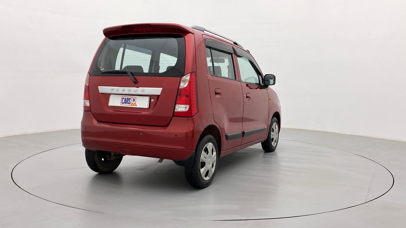 2017 Maruti Wagon R 1.0 VXI AMT, Petrol, Automatic, 83,980 km, Right Back Diagonal