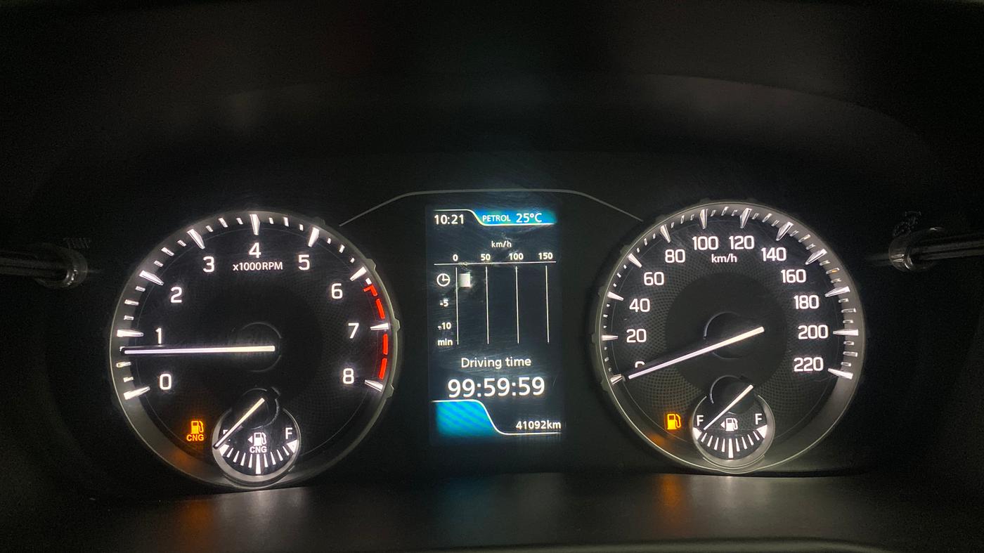 2023 Maruti BREZZA ZXI S-CNG, CNG, Manual, 41,257 km, Odometer Image
